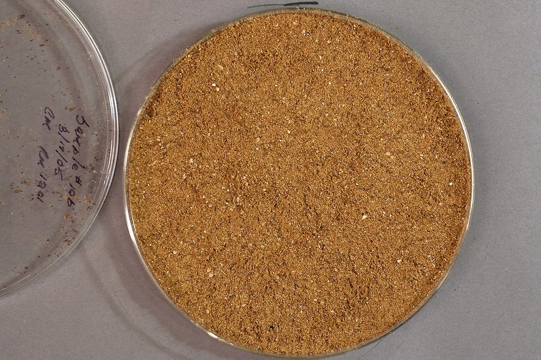 A dish of finely ground bone meal